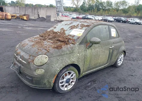 2012 Fiat 500 Pop из США, поврежденный, VIN 3C3CFFAR9CT277429